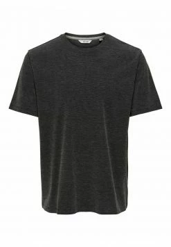 Only & Sons Herren T-Shirt Basic - Schwarz | Hochwertiges Basic-Shirt für jeden Anlass