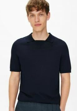 Only & Sons Herren T-Shirt Basic - Dunkelblau | Hochwertiges Basic-Shirt für Herren -Only & Sons Geschäft b3aa349e3c2d4573b6b7cd3f3743b343