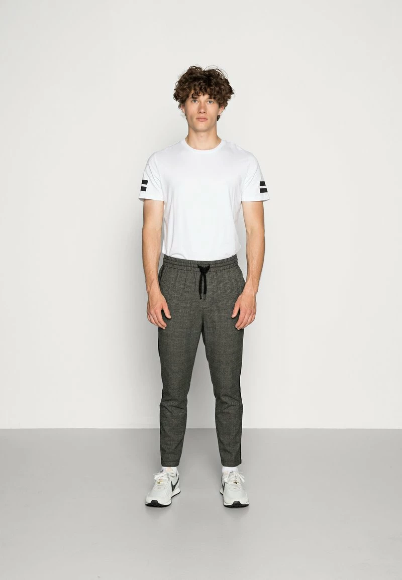 Only & Sons Herren ONSLINUS PANT CHECKS - Elegante Stoffhose in Medium Grey Melange 2 Only & Sons Herren ONSLINUS PANT CHECKS - Elegante Stoffhose in Medium Grey Melange – Bild 2
