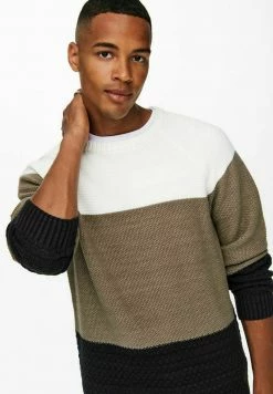 Only & Sons Strickpullover - Cloud Dancer | Herren | Modischer Pullover aus weichem Strick -Only & Sons Geschäft b50396becaf2494a9f7c19b3e7edff13