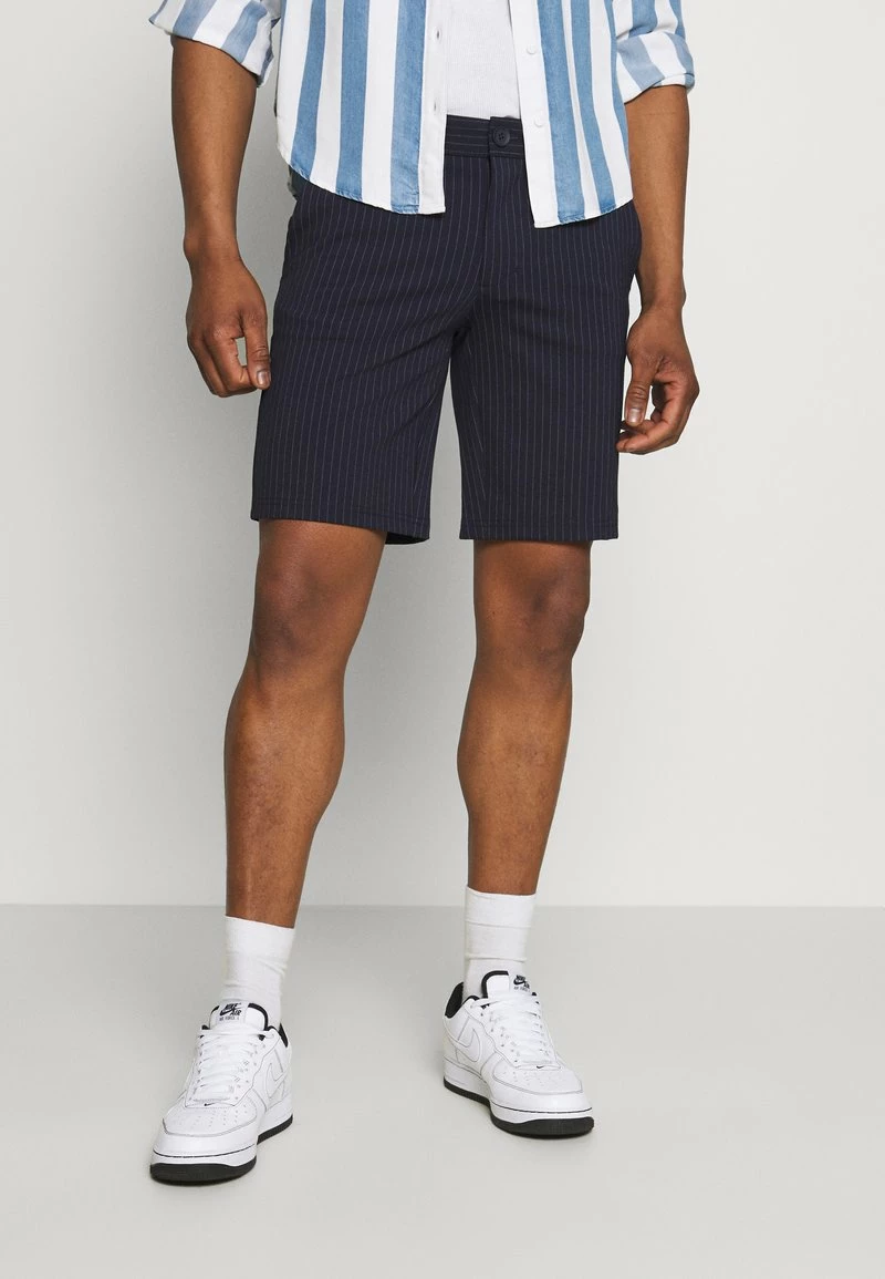 Only & Sons Herren ONSMARK STRIPE - Shorts - Night Sky | Chino Shorts für stilvolle Freizeitmode 1 Only & Sons Herren ONSMARK STRIPE - Shorts - Night Sky | Chino Shorts für stilvolle Freizeitmode