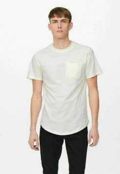 Only & Sons ONSDASH LIFE LONGY - Basic T-Shirt 'Cloud Dancer' für Herren | Bequem & Stilvoll
