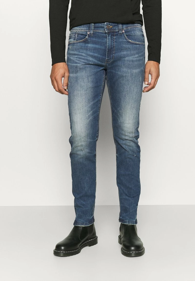 Only & Sons Herren ONSWEFT LIFE - Slim Fit Jeans in Blau Denim 1 Only & Sons Herren ONSWEFT LIFE - Slim Fit Jeans in Blau Denim