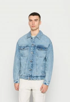 Only & Sons ONSRICK UNISEX Jeansjacke - Blue Denim | Robuste & Stilvolle Denimjacke