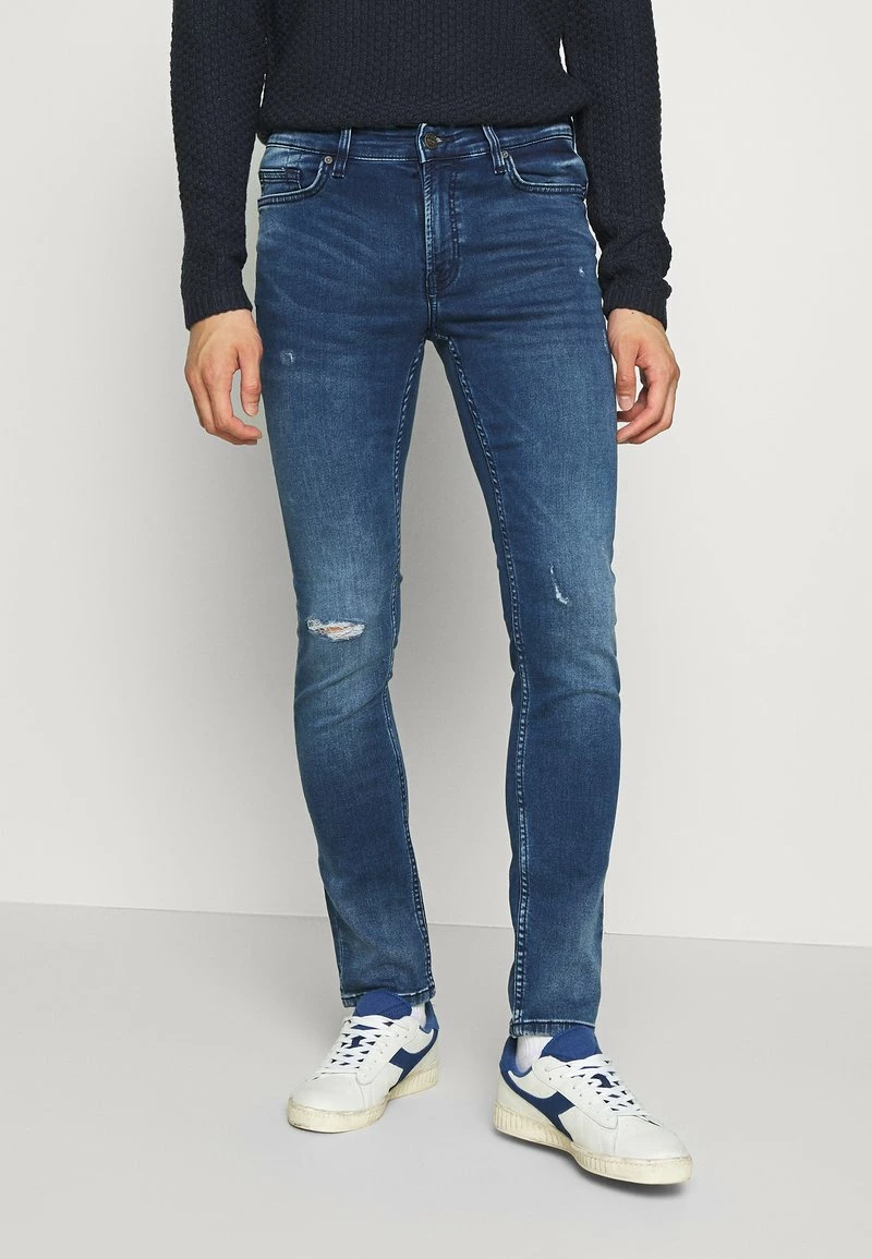 Only & Sons Herren ONSLOOM ZIP - Slim Fit Jeans in Blau 1 Only & Sons Herren ONSLOOM ZIP - Slim Fit Jeans in Blau