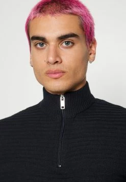 Only & Sons ONSBLADE HALF ZIP Strickpullover - Dunkelblau | Herren | Wintermode -Only & Sons Geschäft b775638eb3cb495c83eea039d1f40736