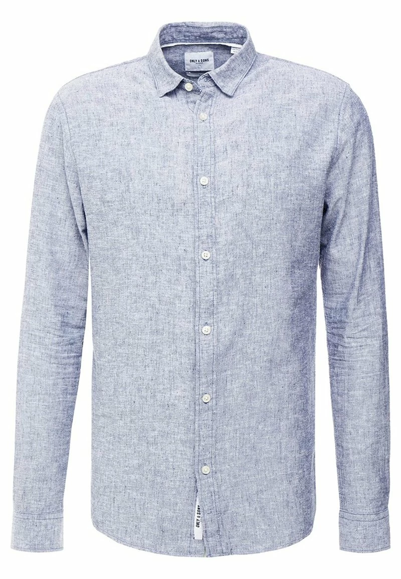 Only & Sons Herren ONSCAIDEN SOLID Hemd Dress Blues - Elegantes Freizeithemd 4 Only & Sons Herren ONSCAIDEN SOLID Hemd Dress Blues - Elegantes Freizeithemd – Bild 4