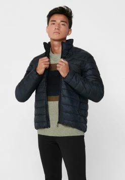 Only & Sons Herren Winterjacke Dark Navy - Moderne Winterjacke für Herren