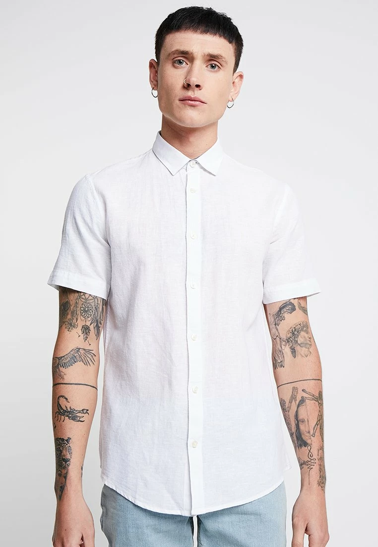 Only & Sons Herren ONSCAIDEN Hemd - Weiß - Premium Freizeithemd 1 Only & Sons Herren ONSCAIDEN Hemd - Weiß - Premium Freizeithemd