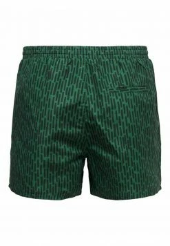 Only & Sons Herren gemusterte Badeshorts - Dark Green | Leichte & Stylische Badehose -Only & Sons Geschäft b8b8630c2ff648799a83f1266b86f3d3