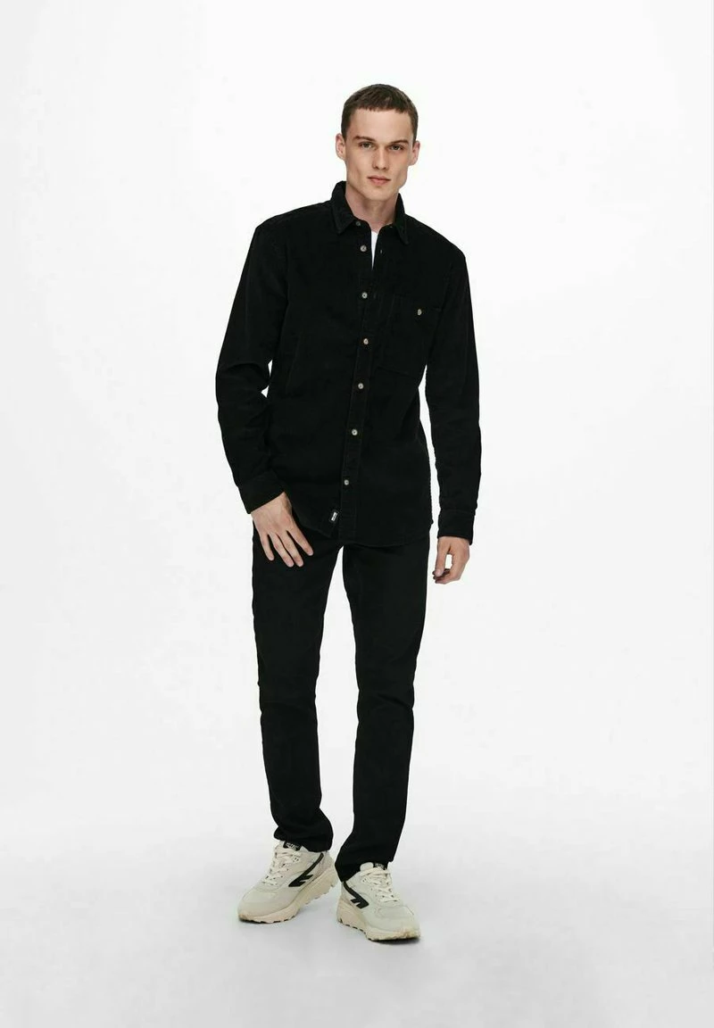 Only & Sons Hemd - Black | Herren Freizeithemd | Elegantes Design 2 Only & Sons Hemd - Black | Herren Freizeithemd | Elegantes Design – Bild 2