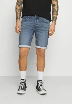 Only & Sons Herren ONSPLY LIFE Jeans Shorts - Blau Denim