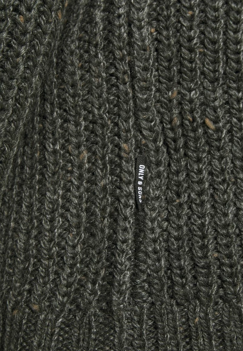 Only & Sons ONSNAZLO CREW NECK Strickpullover - Dark Grey Melange für Herren 6 Only & Sons ONSNAZLO CREW NECK Strickpullover - Dark Grey Melange für Herren – Bild 6