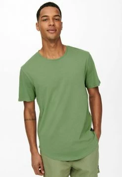 Only & Sons KURZARM ONSMATT - T-Shirt Basic Grün für Herren | Komfortables Baumwollshirt -Only & Sons Geschäft ba48956f2cc5480385155d40e0c2c50e