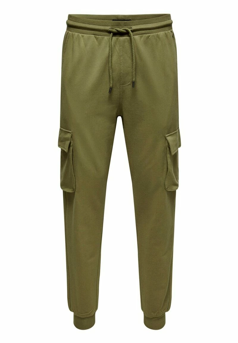 Only & Sons Herren MIT TUNNE - Cargohose - Khaki | Bequeme und stylische Cargohose für Herren 6 Only & Sons Herren MIT TUNNE - Cargohose - Khaki | Bequeme und stylische Cargohose für Herren – Bild 6