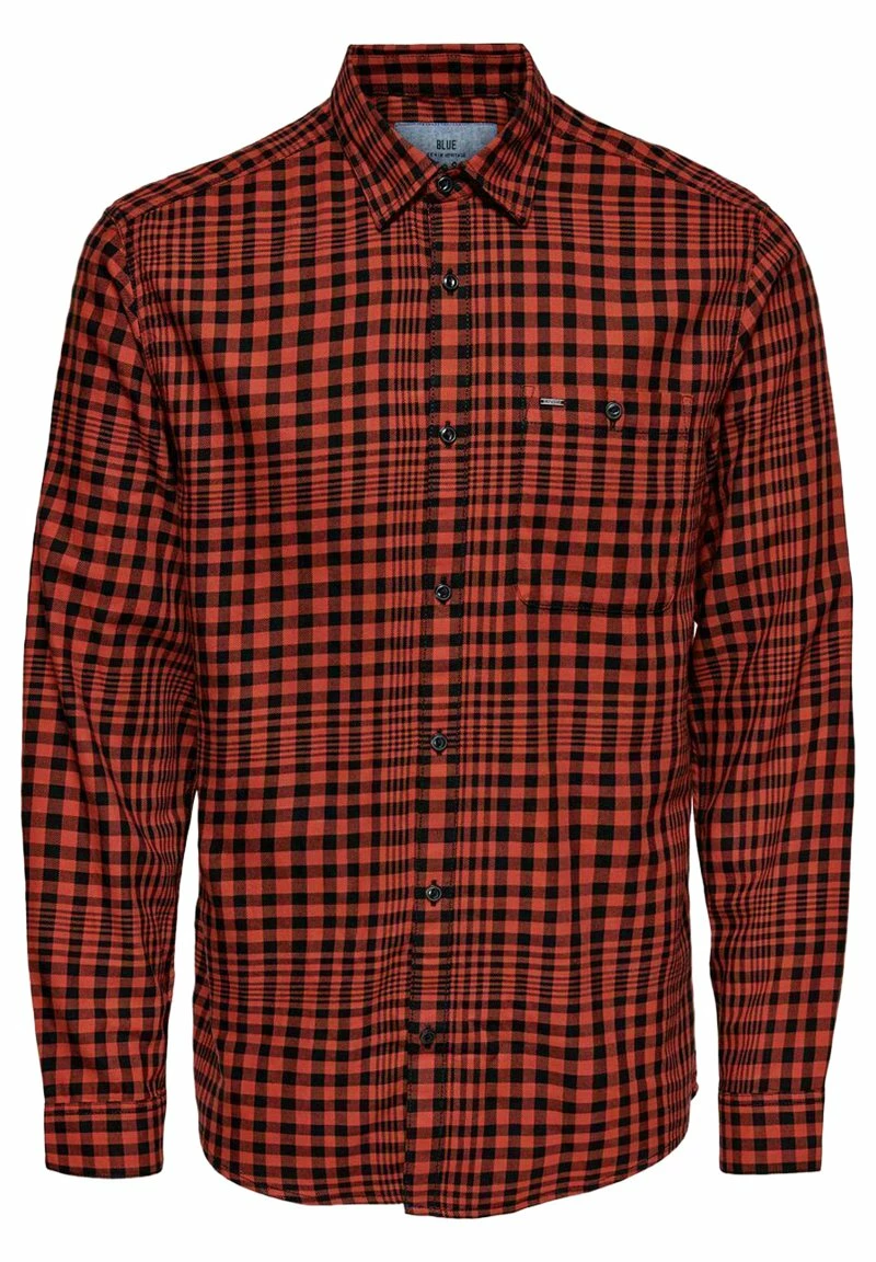 Only & Sons Herren Hemd Freizeithemd in Red Ochre - Moderner Style & Perfekter Sitz 1 Only & Sons Herren Hemd Freizeithemd in Red Ochre - Moderner Style & Perfekter Sitz