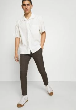 Only & Sons Herren ONSMARK CHECK TAPERED Chino - Slate Black | Moderne Herrenhose | Stilvolle Chinos -Only & Sons Geschäft bba2b9f4b91440d4b9fd2f33bc62856b