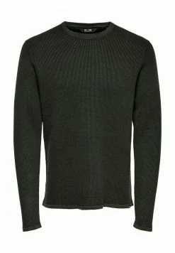 Only & Sons Herren Strickpullover - Peat | Trendiger Herrenpullover | Strickwaren