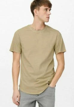 Only & Sons Herren T-Shirt Basic - Incense | Premium Baumwolle | Moderner Schnitt -Only & Sons Geschäft bc3b870bda8c45fa91e72cb349b94e8e