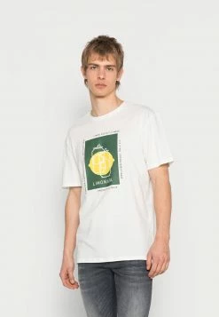 Only & Sons Herren ONSIKE NEW TEE - T-Shirt Print - Star White