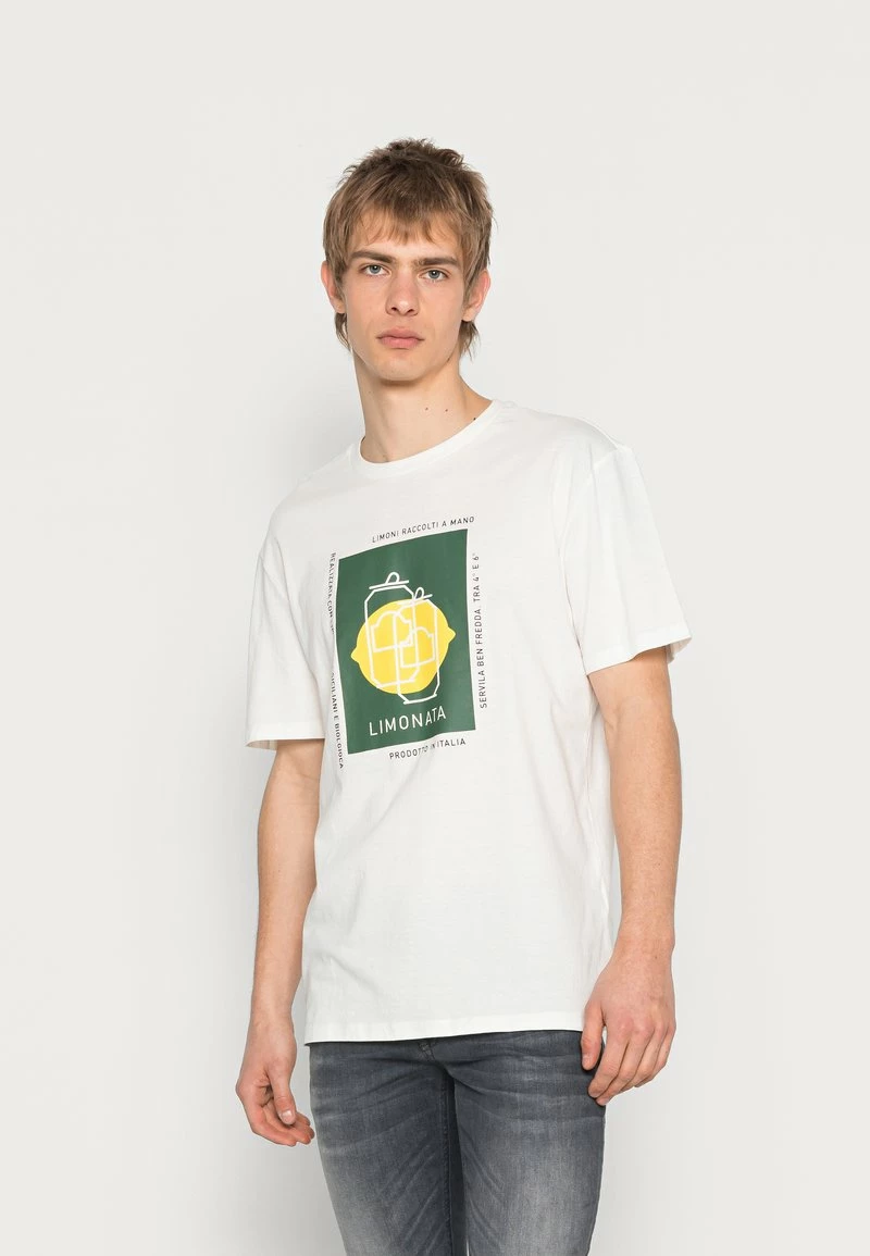 Only & Sons Herren ONSIKE NEW TEE - T-Shirt Print - Star White 1 Only & Sons Herren ONSIKE NEW TEE - T-Shirt Print - Star White