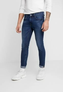 Only & Sons Herren ONSWARP - Skinny Fit Jeans - Blauer Denim