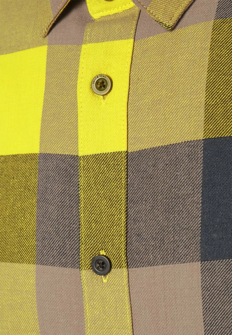 Only & Sons Herren ONSGUDMUND UNBRUSHED - Hemd - Limeade 3 Only & Sons Herren ONSGUDMUND UNBRUSHED - Hemd - Limeade – Bild 3