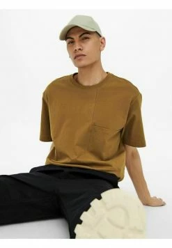 Only & Sons Herren RELAXED FIT T-Shirt Basic - Bequemes Baumwollshirt in Rubber -Only & Sons Geschäft bd0f6554447040ee872e96123f747a5c