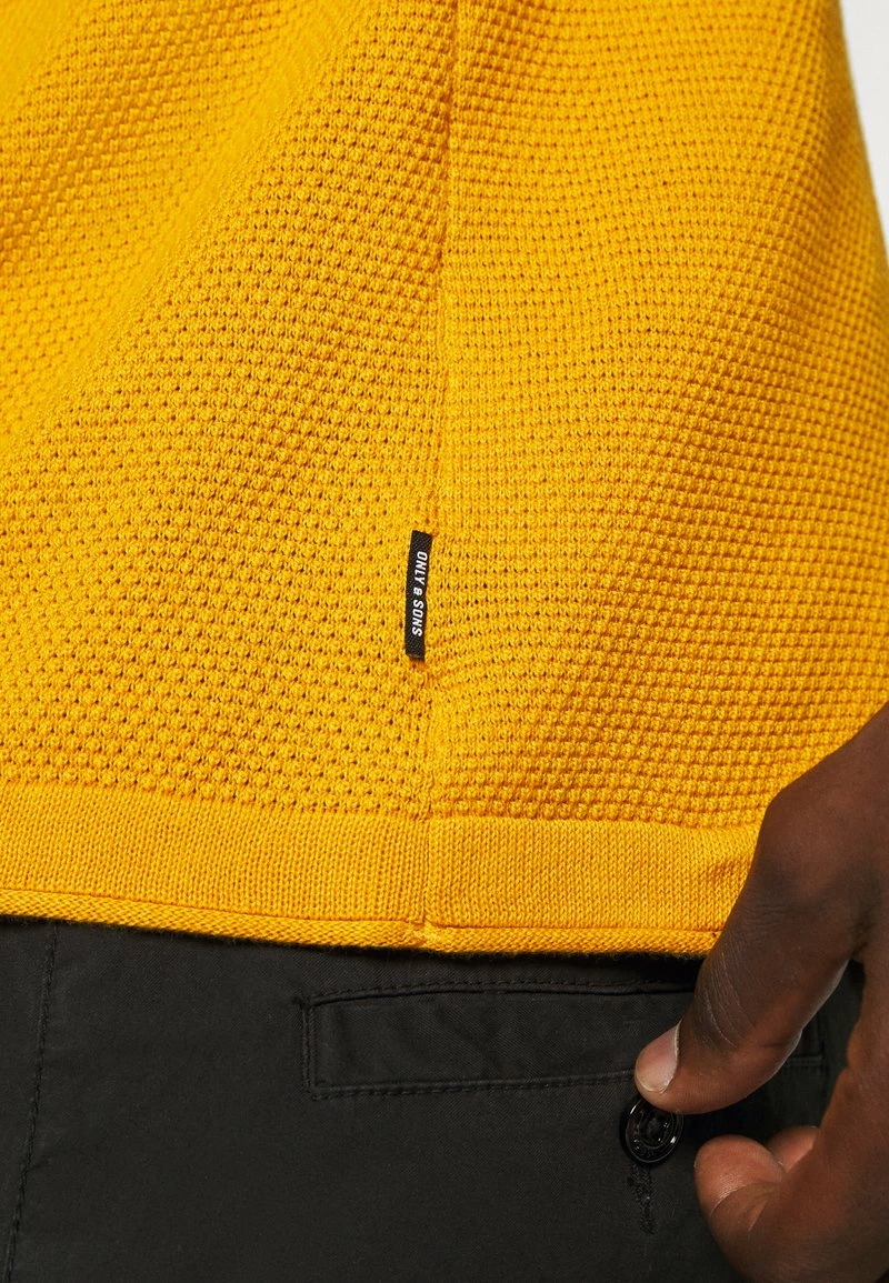 Only & Sons Herren ONSPANTER LIFE CREW Strickpullover - Autumn Blaze - Warm & Stylisch 6 Only & Sons Herren ONSPANTER LIFE CREW Strickpullover - Autumn Blaze - Warm & Stylisch – Bild 6