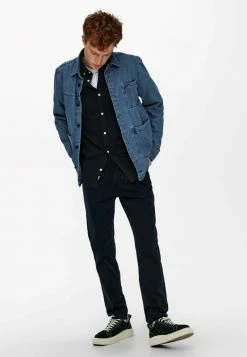 Only & Sons ONSPETE Chino Herren Dunkelblau - Moderne Hosen für jeden Anlass -Only & Sons Geschäft bd9573fdaa90428094b2a6936a0a049b