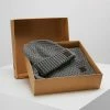 Only & Sons Unisex ONSCENZ BOX SCARF BEANIE SET - Schal & Mütze - Mittelgrau Melange