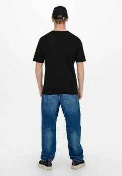 Only & Sons Herren T-Shirt Basic - Schwarz | Komfortables Basic-Shirt für jeden Anlass -Only & Sons Geschäft bdce03ec75db44afaa9b94defc389272