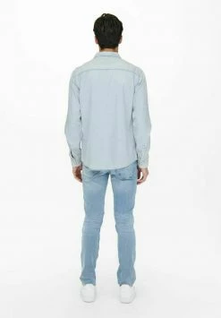 Only & Sons Herren Hemd - Blue Denim | Modisches Freizeithemd für Herren 9 Only & Sons Herren Hemd - Blue Denim | Modisches Freizeithemd für Herren -Only & Sons Geschäft bf115bc716cf41efba8e7f1984587fd7