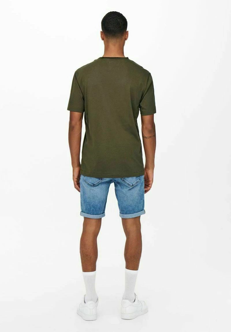 Only & Sons T-Shirt Basic - Canteen | Herren | Bequemes Basic-Shirt für jeden Anlass 3 Only & Sons T-Shirt Basic - Canteen | Herren | Bequemes Basic-Shirt für jeden Anlass – Bild 3