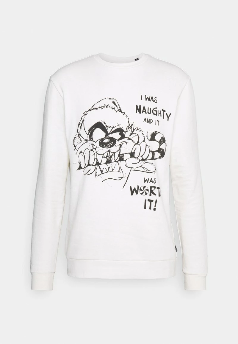 Only & Sons Herren ONSLOONEY LIFE CREW NECK Sweatshirt - Star White 5 Only & Sons Herren ONSLOONEY LIFE CREW NECK Sweatshirt - Star White – Bild 5