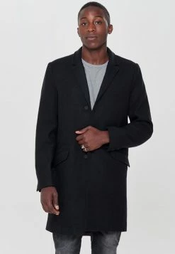 Only & Sons Klassischer Wollmantel für Herren in Schwarz | Elegante Winterjacke