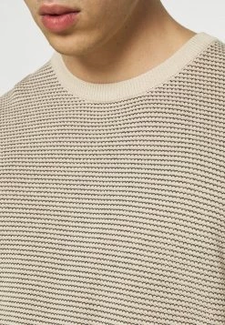 Only & Sons Herren ONSNIGUEL LIFE Crewneck Strickpullover - Pelican | Moderne Strickwaren -Only & Sons Geschäft c0a12a0468804e79b75dcd1542c762f0