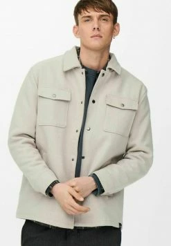 Only & Sons Herren Leichte Jacke - Pelican, Leichtgewichtige Freizeitjacke für Männer