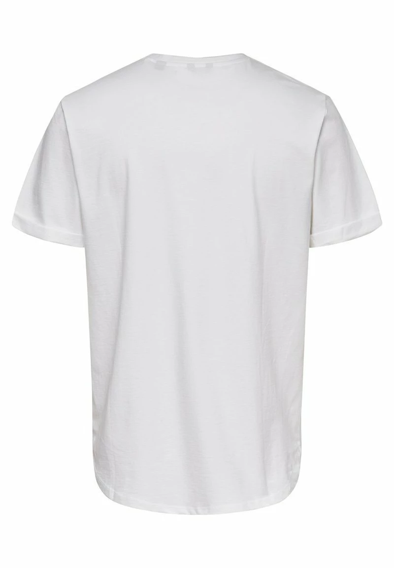Only & Sons Herren ONSGAVIN LIFE TEE - Basic T-Shirt in Hellweiß 2 Only & Sons Herren ONSGAVIN LIFE TEE - Basic T-Shirt in Hellweiß – Bild 2