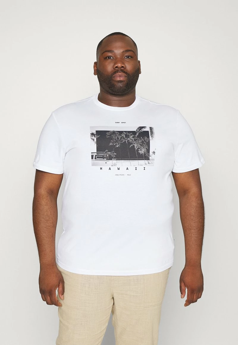 Only & Sons ONSIVEY T-Shirt Print - Hellweiß - Herren - Modisches Basic 1 Only & Sons ONSIVEY T-Shirt Print - Hellweiß - Herren - Modisches Basic