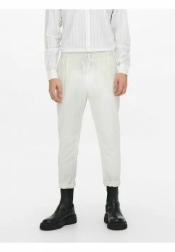 Only & Sons ONSLINUS CROP MIX - Stoffhose - Bright White | Herren - Elegante Hosen