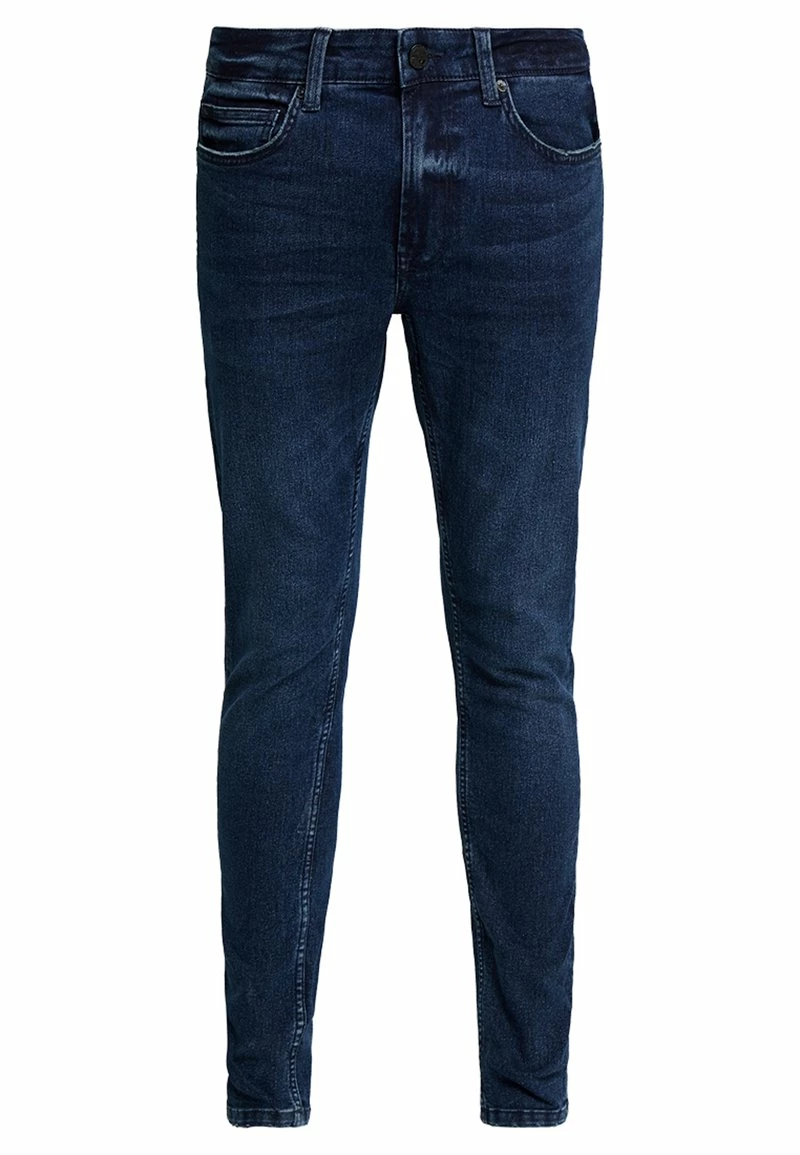 Only & Sons Herren ONSWARP Skinny Fit Jeans - Blau Denim | Moderne Passform | Strapazierfähig 2 Only & Sons Herren ONSWARP Skinny Fit Jeans - Blau Denim | Moderne Passform | Strapazierfähig – Bild 2