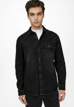 Only & Sons Herren Jeansjacke - Black Denim | Stilvolle Jeansjacke für Herren -Only & Sons Geschäft c2cfa48d451d429ebec37d54fca090ab