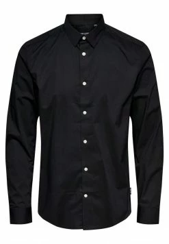 Only & Sons Herren Businesshemd - Black | Elegantes Business Hemd für Herren | Premium Baumwolle | Geschäftliche Eleganz