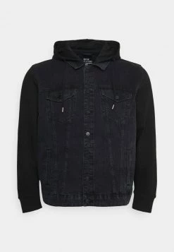 Only & Sons ONSCOIN HOOD TRUCKER - Jeansjacke - Schwarz - Herren - Moderne Denim-Jacke mit Kapuze