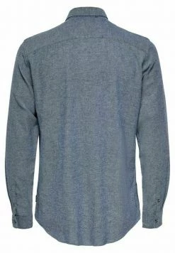 Only & Sons Herren TWILL Hemd - Dark Navy | Elegantes Freizeithemd für Herren -Only & Sons Geschäft c3ded93fab2442bbb14ab25583fba3e0