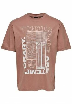 Only & Sons Herren T-Shirt Print - Burlwood - Modisches Baumwollshirt für jeden Anlass 10 Only & Sons Herren T-Shirt Print - Burlwood - Modisches Baumwollshirt für jeden Anlass -Only & Sons Geschäft c626240567fb40548d22e02518979807