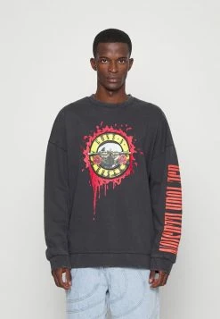 Only & Sons Herren ONSGUNSNROSES LIFE CREWNECK - Sweatshirt - Phantom - Moderne Streetwear mit Stil