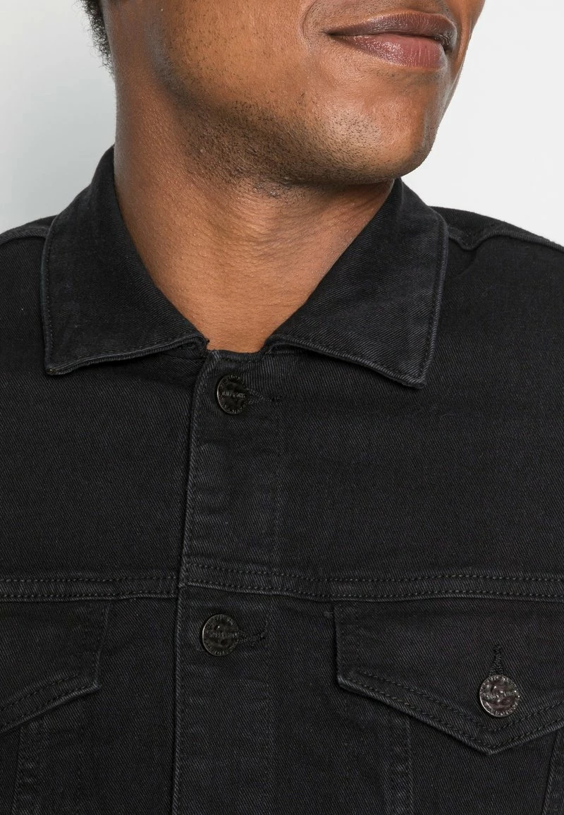 Only & Sons Herren ONSCOME TRUCKER Jeansjacke - Black Denim - Modische Jeansjacke für Herren 5 Only & Sons Herren ONSCOME TRUCKER Jeansjacke - Black Denim - Modische Jeansjacke für Herren – Bild 5