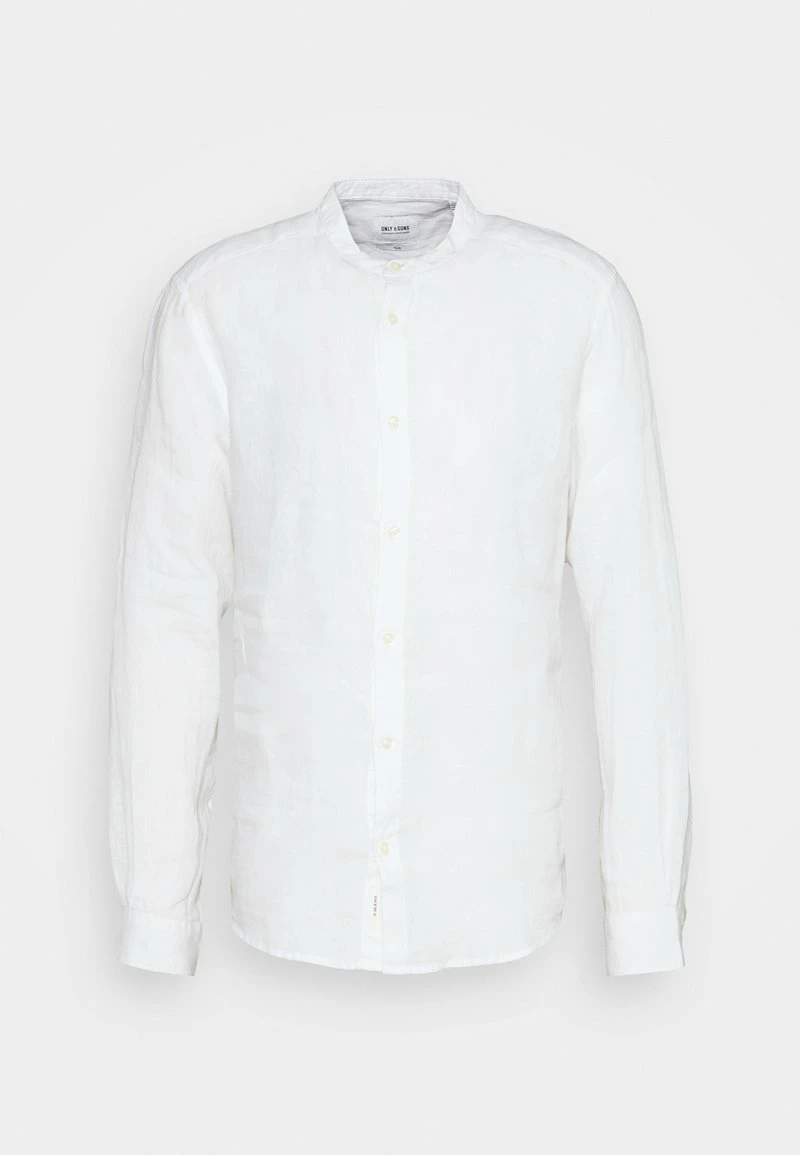 Only & Sons Herren ONSKARLO MAO SHIRT - Premium Freizeithemd in Weiß 6 Only & Sons Herren ONSKARLO MAO SHIRT - Premium Freizeithemd in Weiß – Bild 6